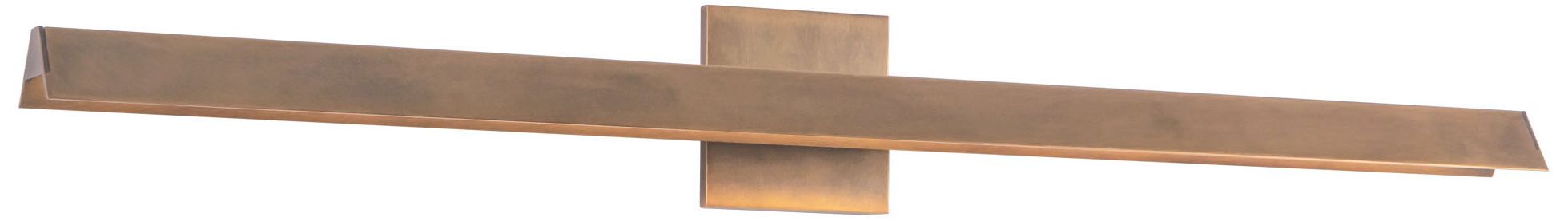 Image 6 Galleria 37-in Vintage Brass dimmable LED Wall/Picture Light more views