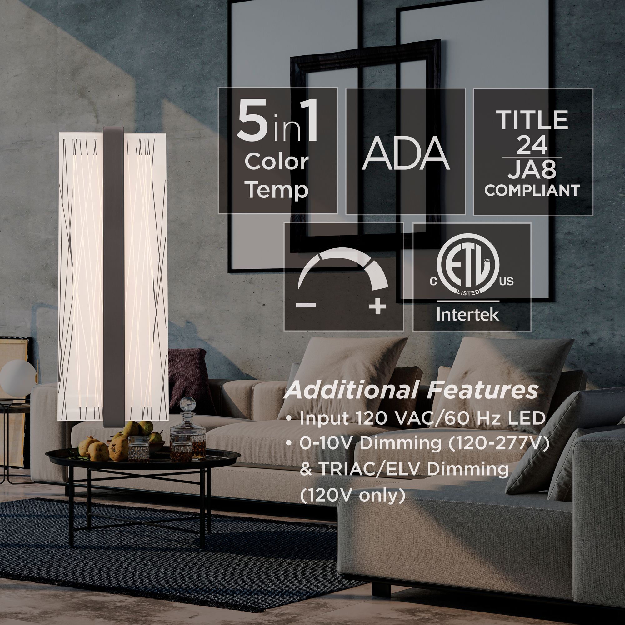 Image 6 Gallery 14" High Black LED Wall Sconce with Frosted Clear Glass Shade more views