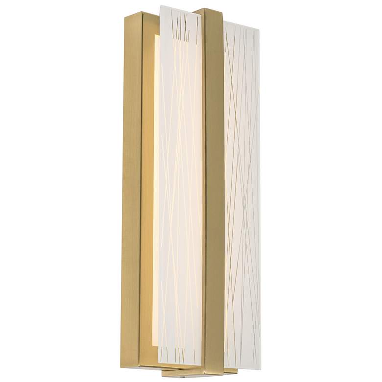 Image 1 Gallery 14" LED Sconce - Satin Brass