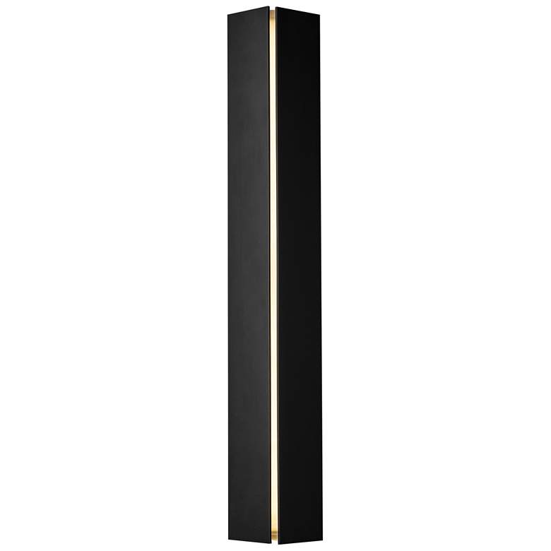 Image 1 Gallery 24.3" Ivory Art Glass Black Sconce