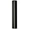 Gallery 24.3" Ivory Art Glass Black Sconce