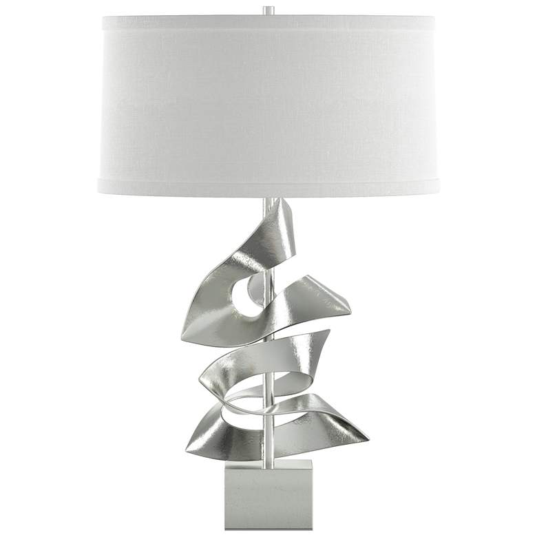 Image 1 Gallery 24.7 inchH Sterling Twofold Table Lamp With Natural Anna Shade