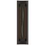 Gallery 27.25"H Ivory Glass Curved Cutout Oil Rubbed Bronze Sconce