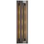 Gallery 27.25"H Ivory Glass Straight Cutout Oil Rubbed Bronze Sconce