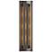 Gallery 27.25"H Ivory Glass Straight Cutout Oil Rubbed Bronze Sconce