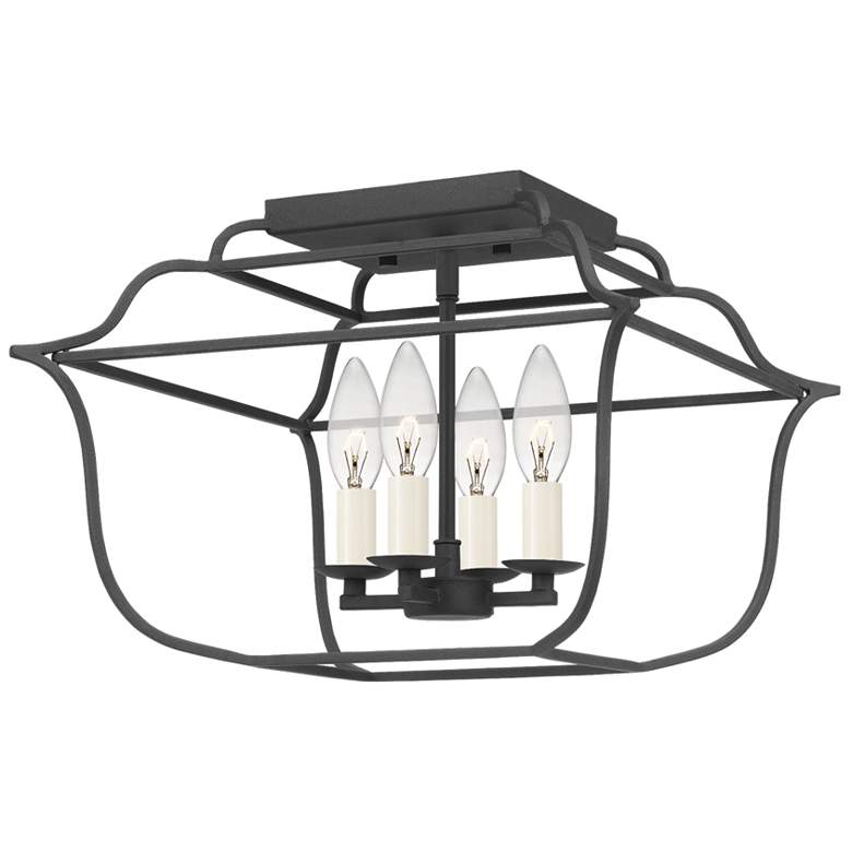 Image 1 Gallery 4-Lt Royal Ebony Semi-flush