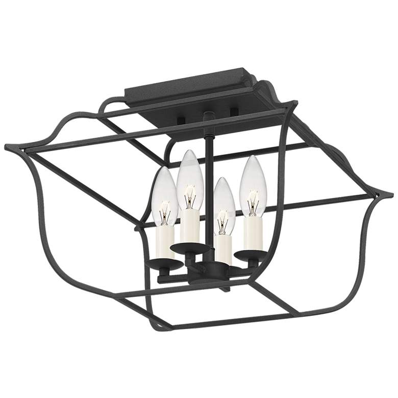 Image 2 Gallery 4-Lt Royal Ebony Semi-flush more views