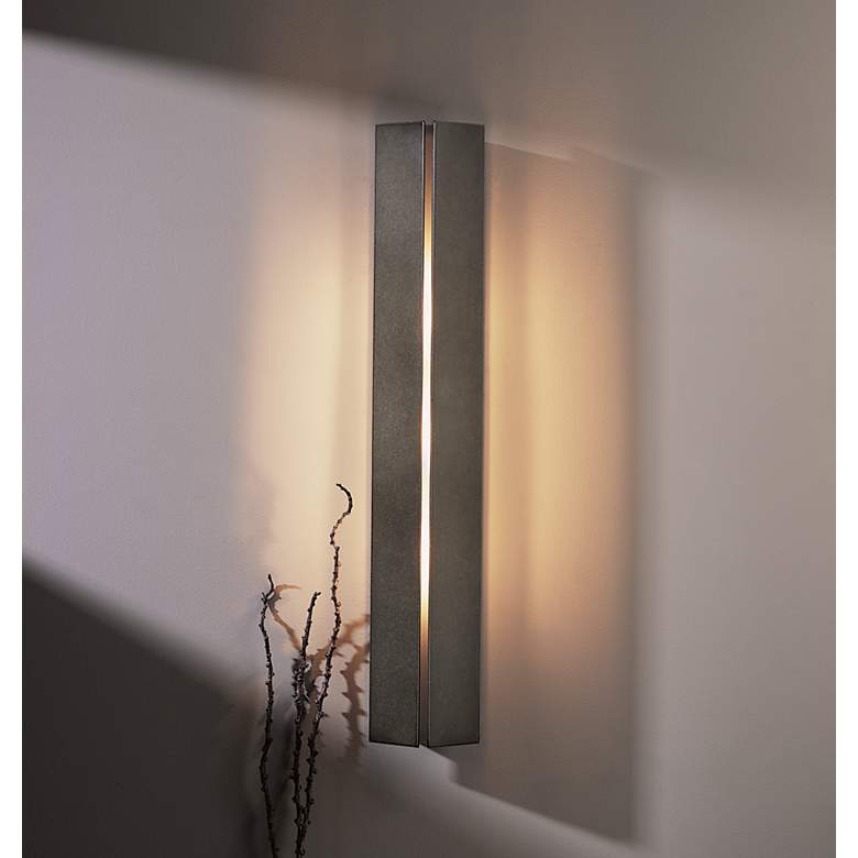 Image 2 Gallery Collection Ivory Glass 24 1/2" High Wall Sconce more views