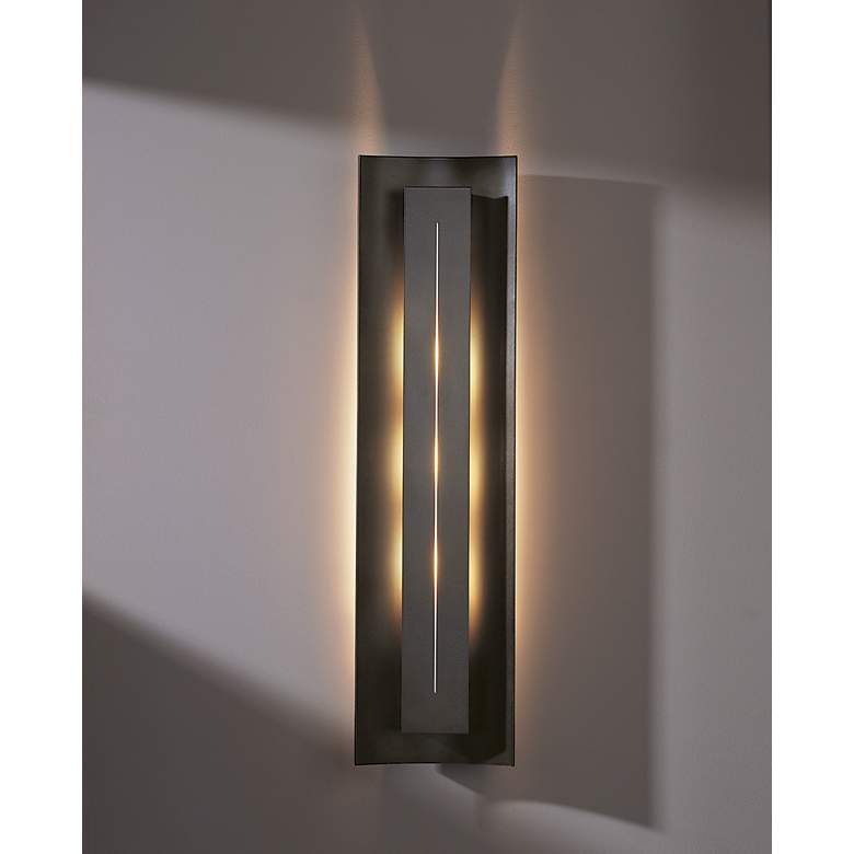 Image 2 Gallery Collection Ivory Glass 27 1/4" High Wall Sconce more views