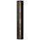 Gallery Small Sconce - Black Finish - Ivory Art Glass