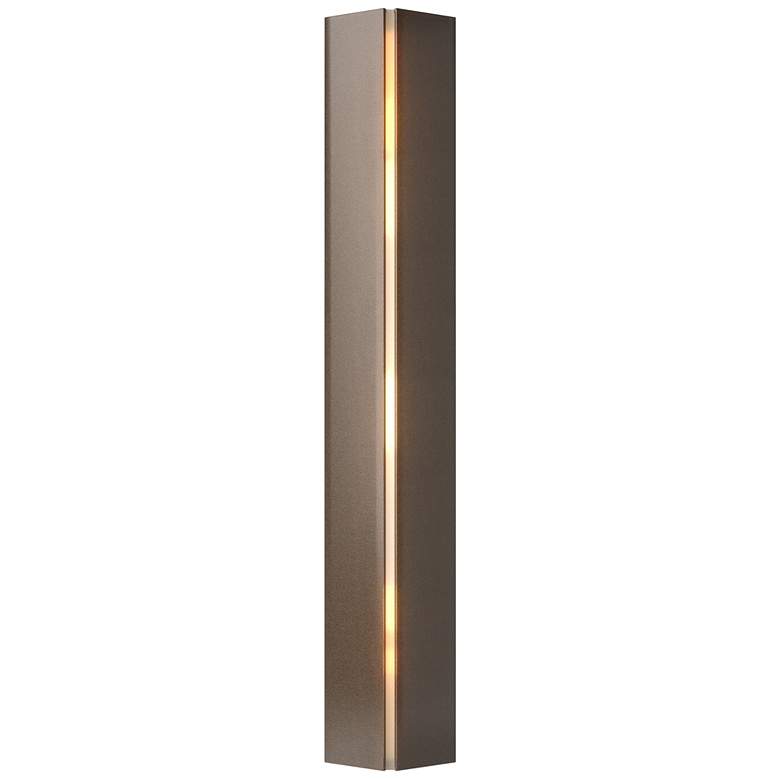 Image 1 Gallery Small Sconce - Bronze Finish - Ivory Art Glass