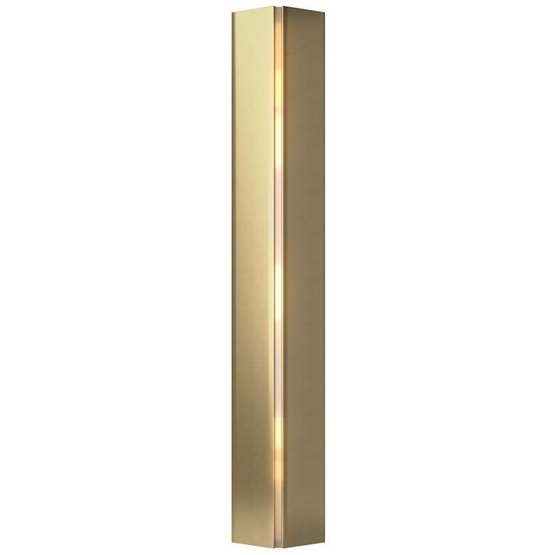 Image 1 Gallery Small Sconce - Modern Brass - Ivory Art Glass