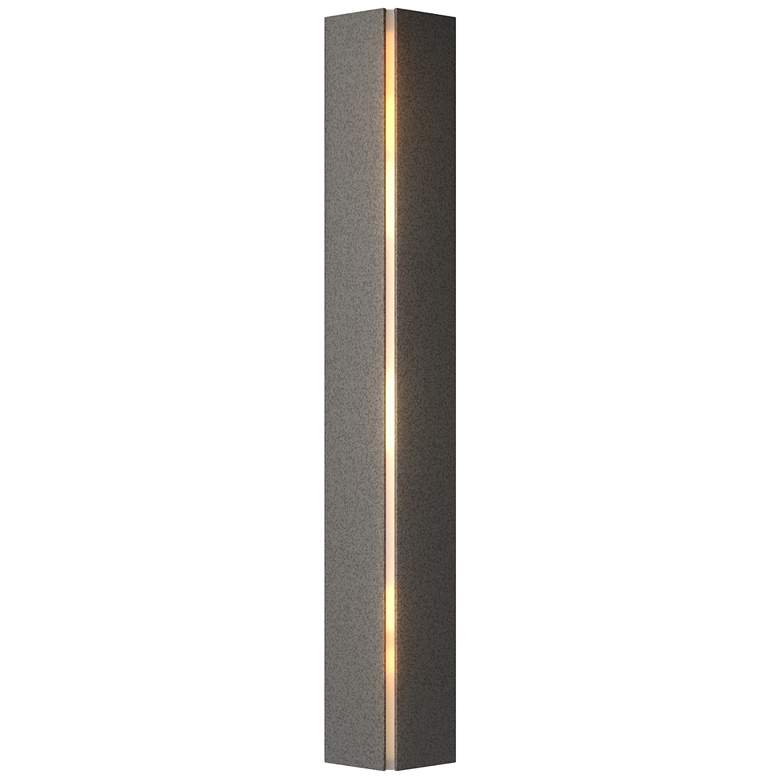 Image 1 Gallery Small Sconce - Natural Iron Finish - Ivory Art Glass
