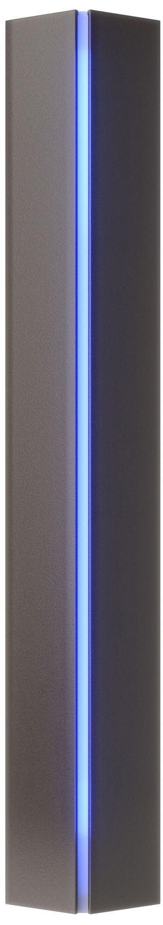 Gallery Small Sconce - Oil Rubbed Bronze - Blue Glass - Made to Order