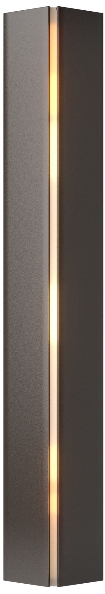 Gallery Small Sconce - Oil Rubbed Bronze - Ivory Art Glass - Made to Order