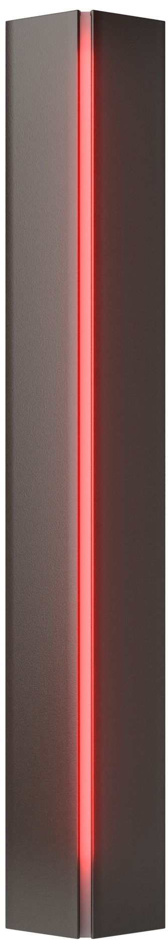 Gallery Small Sconce - Oil Rubbed Bronze - Red Glass - Made to Order