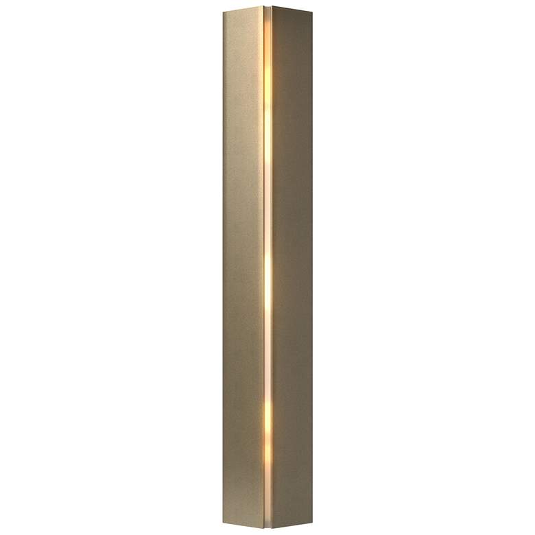 Image 1 Gallery Small Sconce - Soft Gold Finish - Ivory Art Glass