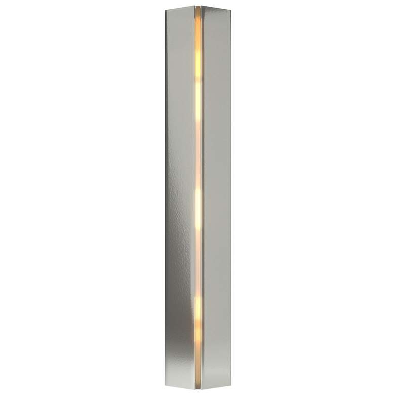 Image 1 Gallery Small Sconce - Sterling Finish - Ivory Art Glass