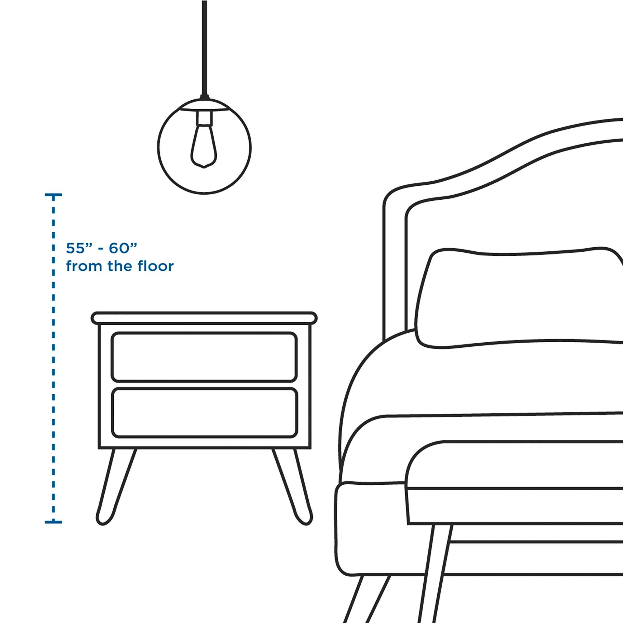 Galley Collection Three-Light Linen Shade Pendant Light