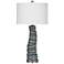 Gallie 31" Modern Styled Blue Table Lamp