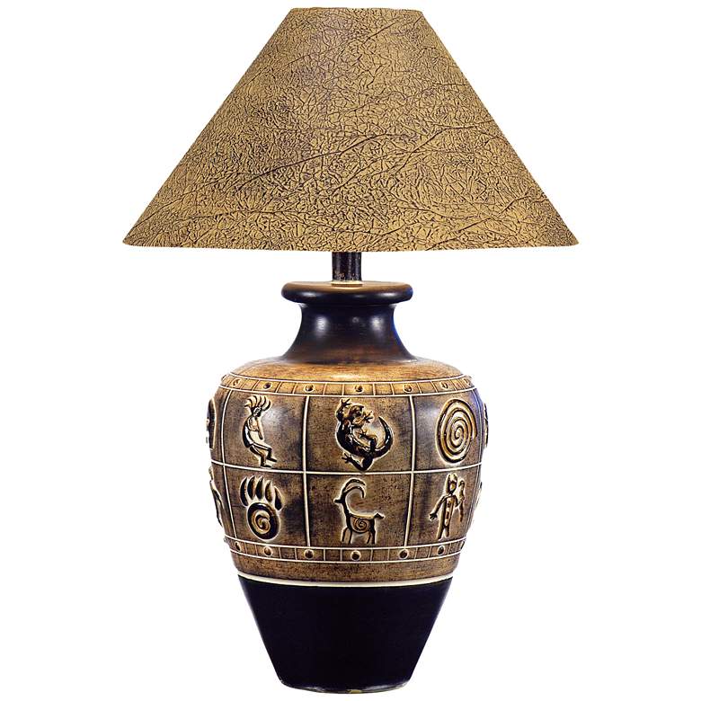 Image 1 Gallinas Rustic Vase 29" High Southwest Western Style Table Lamp