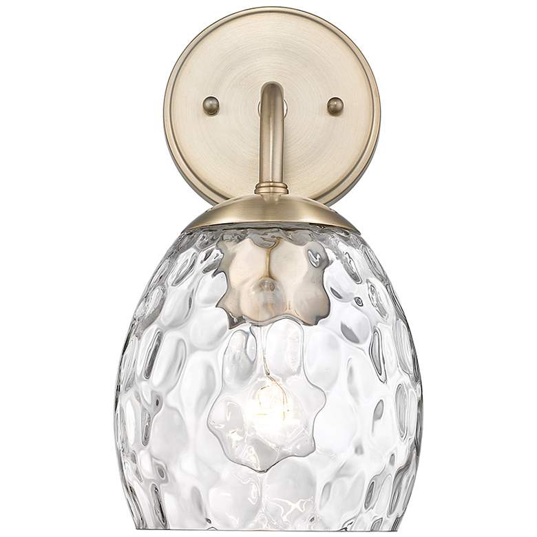 Image 1 Gallos 12" High Modern Gold Wall Sconce