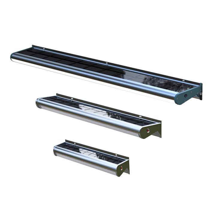 Galt 47 1/4" Wide Gray Solar LED Wall Wash Flood Light