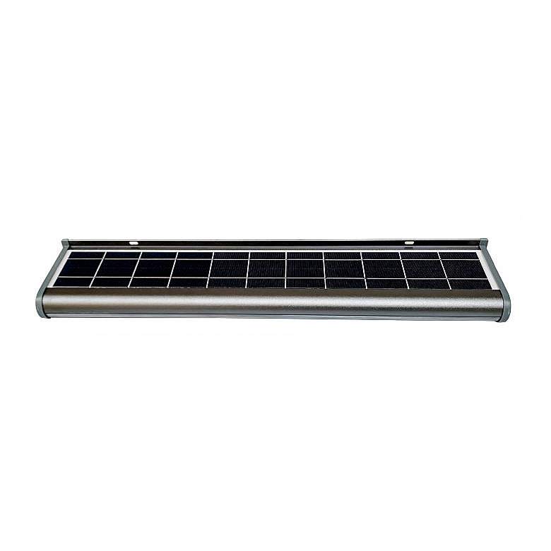 Image 3 Galt 47 1/4" Wide Gray Solar LED Wall Wash Flood Light more views