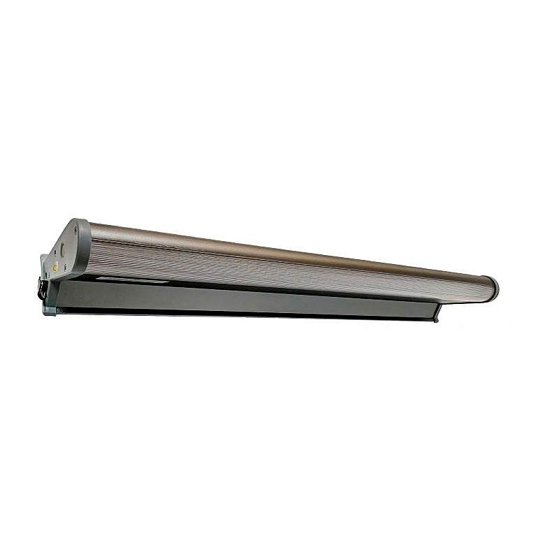 Image 5 Galt 47 1/4" Wide Gray Solar LED Wall Wash Flood Light more views