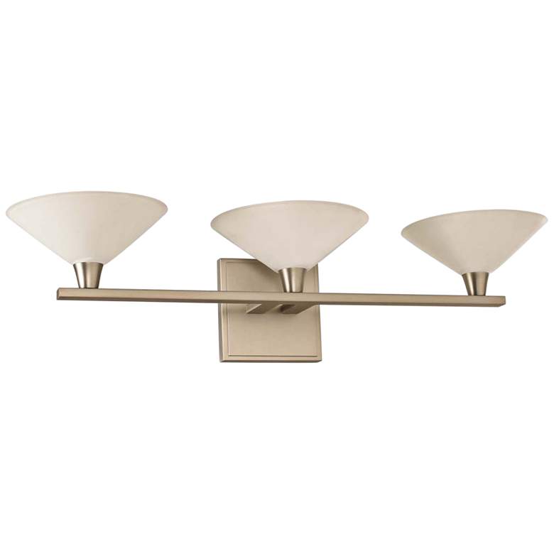 Image 1 Galvaston 23" Wide Satin Nickel 3-LED Bath Light