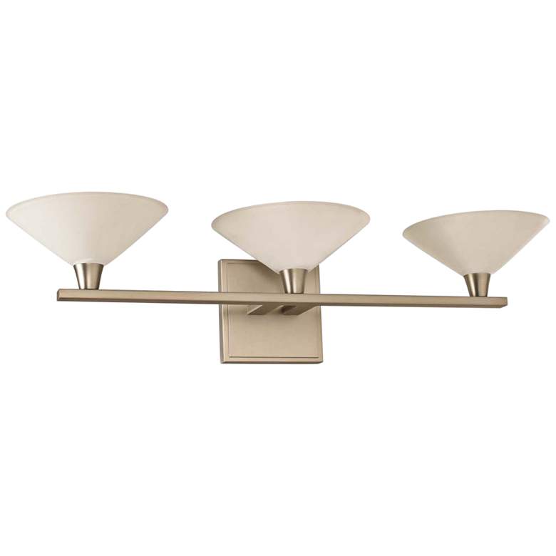 Image 1 Galvaston 23 inch Wide Satin Nickel 3-LED Bath Light