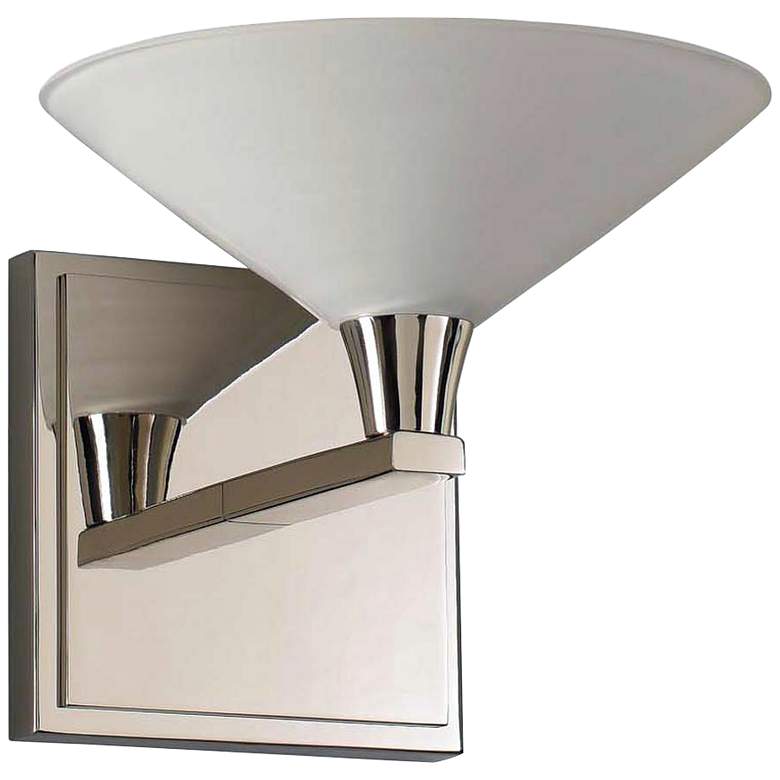 Image 1 Galvaston 6" High Polished Nickel LED Wall Sconce