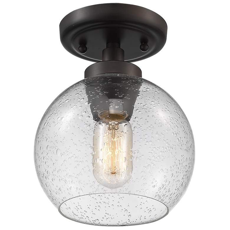 Image 1 Galveston Flush Mount in Rubbed Bronze