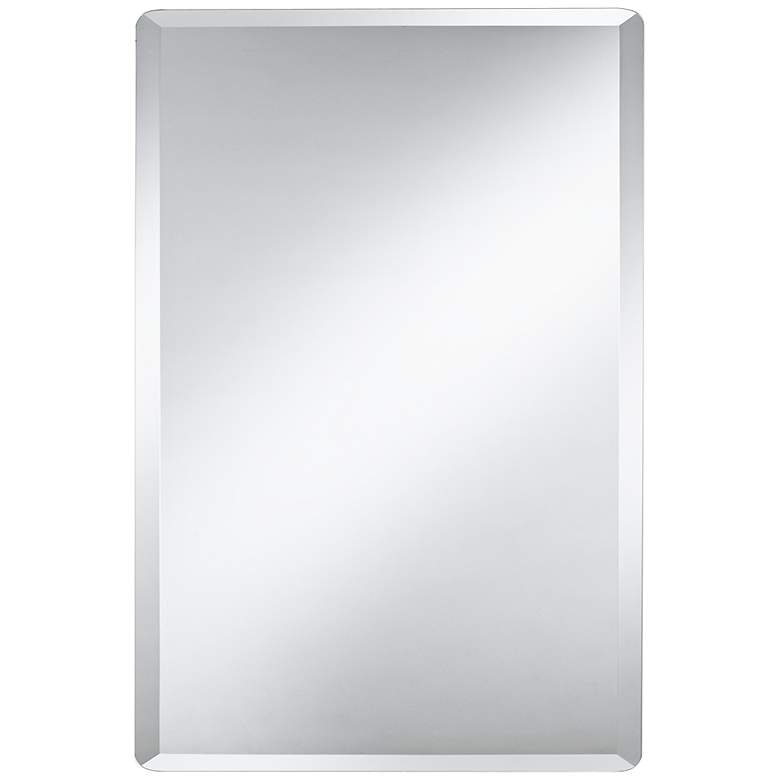 Image 2 Galvin 24" x 36" Modern Frameless Beveled Wall Mirror