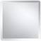 Galvin 36" Square Frameless Beveled Wall Mirror