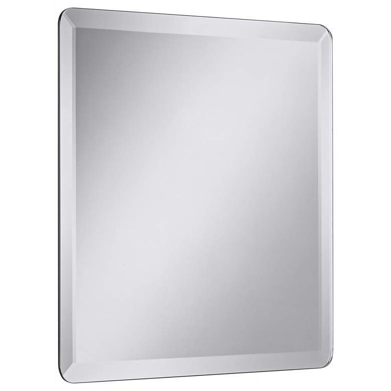 Galvin 36&quot; Square Frameless Beveled Wall Mirror more views