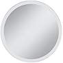 Galvin Frameless Beveled 30" Round Wall Mirror