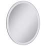 Galvin Frameless Beveled 30" Round Wall Mirror