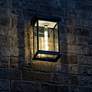 4_Gama Sonic 14 1/2" High Modern Farmhouse Solar Powered Wall Light more views