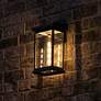 6_Gama Sonic 14 1/2" High Modern Farmhouse Solar Powered Wall Light more views