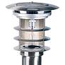 3_Gama Sonic 24 1/4" Silver Solar Powered LED Bollard Landscape Light more views