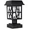 Gama Sonic Luna II 9" High Black GS LED Solar Lights Set of 2
