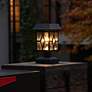 7_Gama Sonic Luna II 9" High Black GS LED Solar Lights Set of 2 more views
