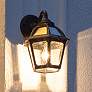 3_Gama Sonic Polaris 12" High Black Solar-Powered LED Outdoor Wall Light