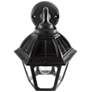 6_Gama Sonic Polaris 12" High Black Solar-Powered LED Outdoor Wall Light more views