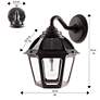 Watch A Video About the Polaris Black Solar LED Outdoor Wall Light