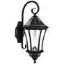 3_Gama Sonic Victorian Morph 21" High Black Solar LED Outdoor Wall Light