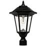 4_Gama Sonic Windsor 20" Black Solar LED Dusk to Dawn Outdoor Light
