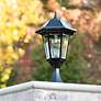 7_Gama Sonic Windsor 20" Black Solar LED Dusk to Dawn Outdoor Light more views