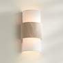 Thumbnail1 of Gambon 14 1/2" Linen and Rope 2-Light Wall Sconce